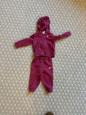 Nike Deep Pink Full-Zip Hoodie